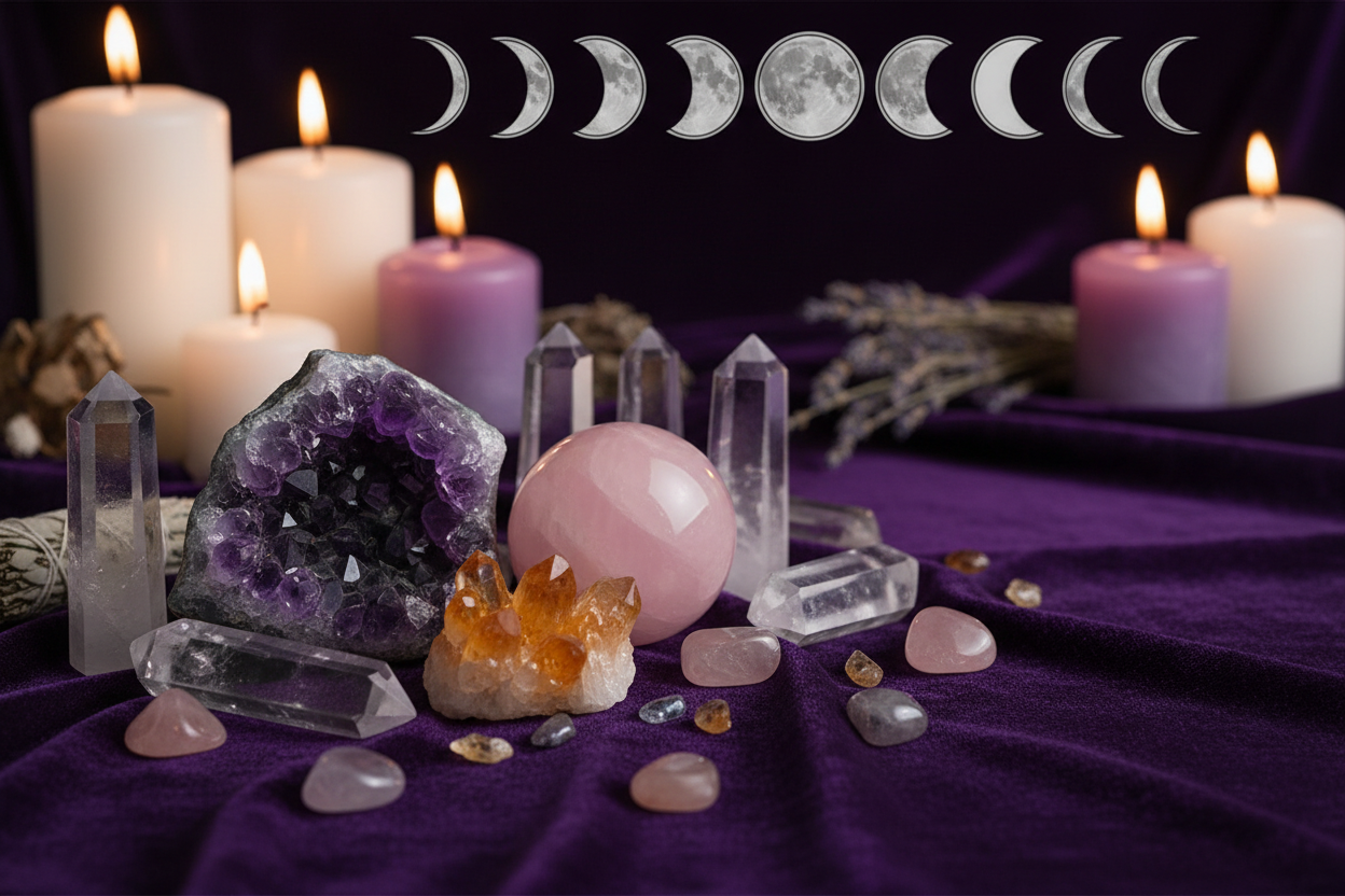 Crystals and stones