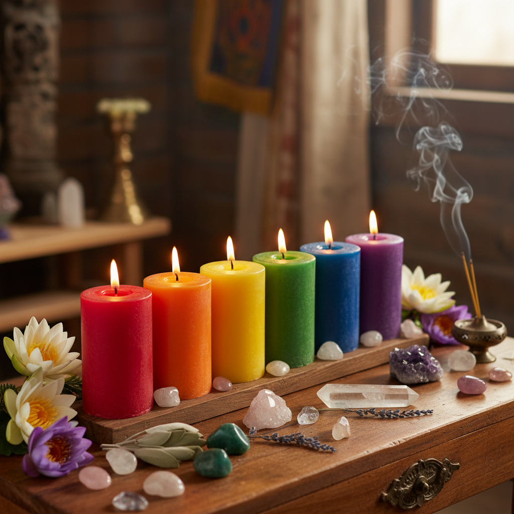 Chakra Candle Set