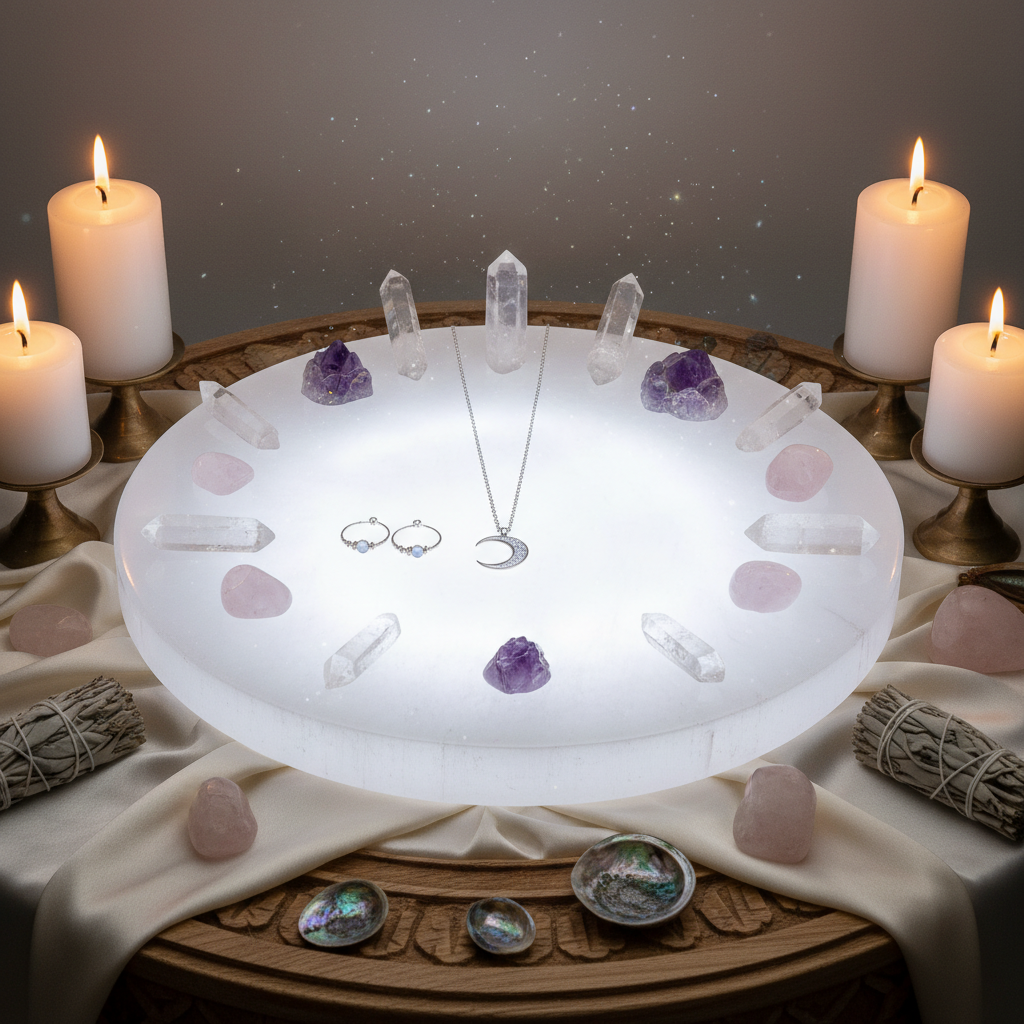 Selenite Charging Plate